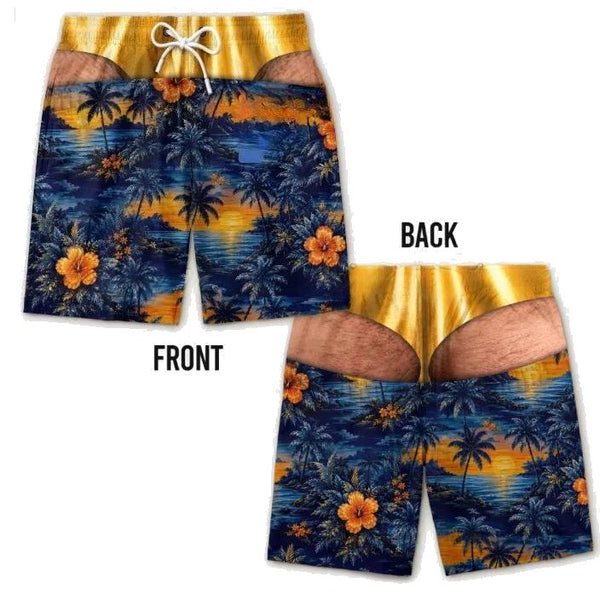 Sunset Palms — Gold foil